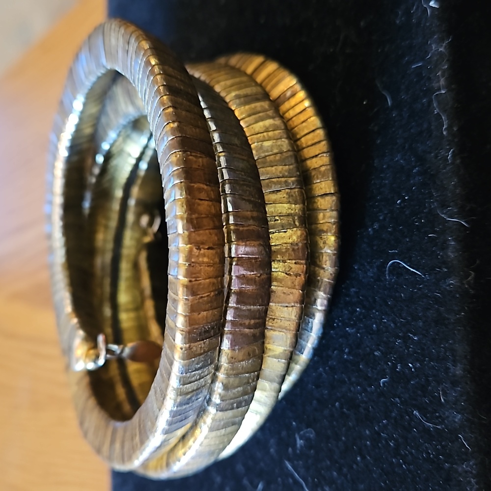 Chicos Exotic Golden wrap bracelet